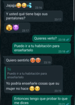 Chat hot con la sirvienta y terminamos cogiendo 18