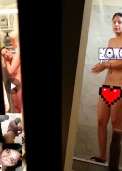 Espiando a la prima mientras se baña y videos extras. 24