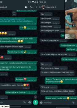 Profesora se deja sobornar por los alumnos y se deja coger y grabar. 20
